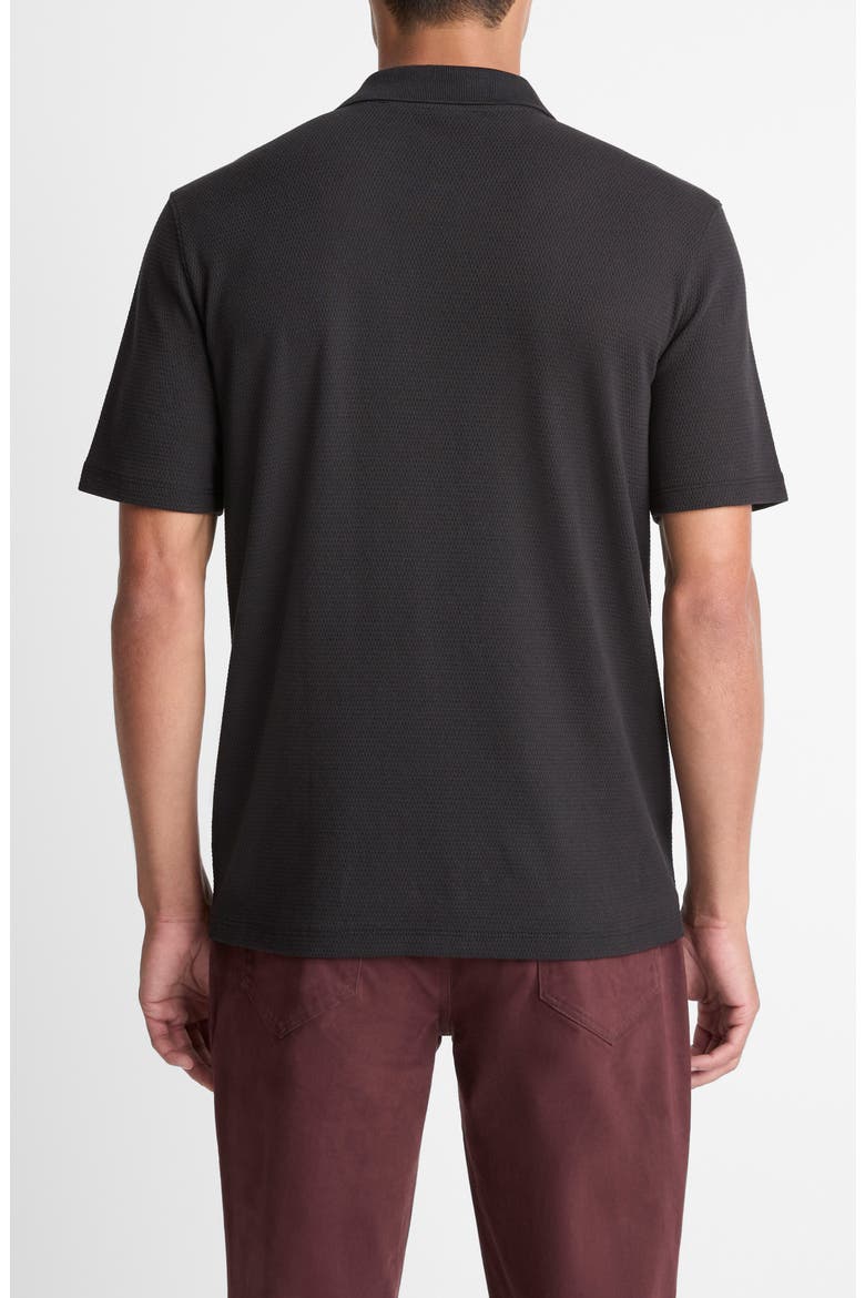 Johnny Collar Polo, Alternate, color, BLACK