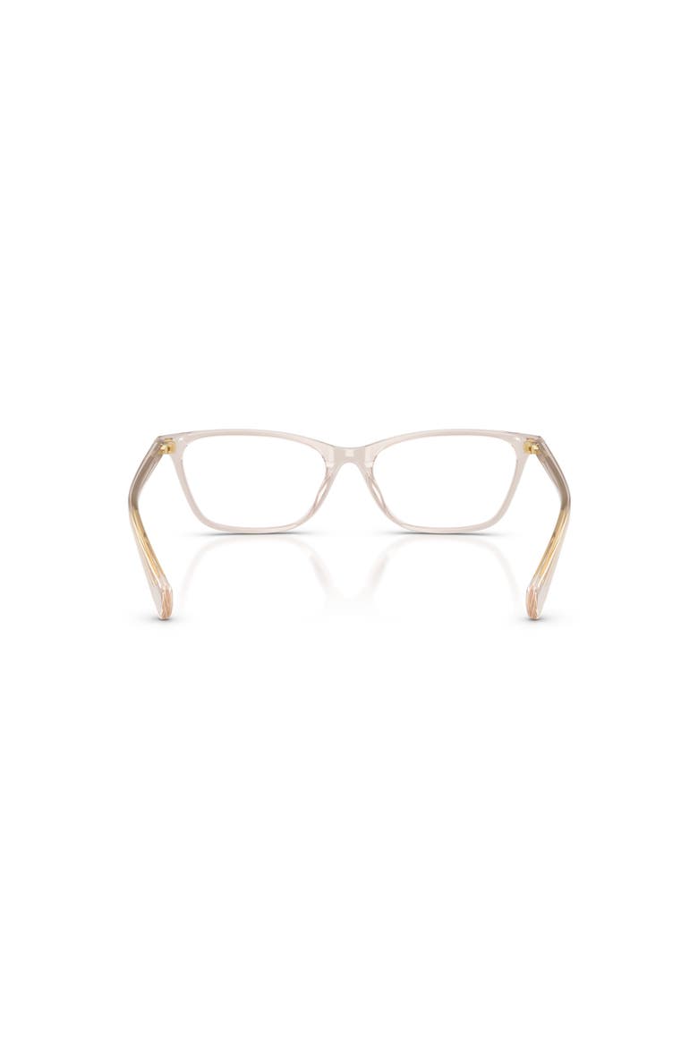 55mm Rectangle optical glasses, Alternate, color, Beige
