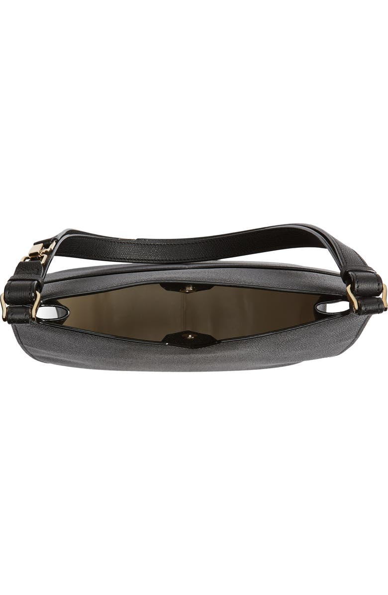 Valextra Medium Weekend Leather Hobo, Alternate, color,