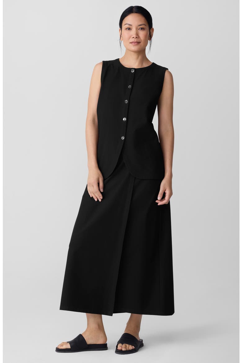Back Tie Vest, Alternate, color, BLACK