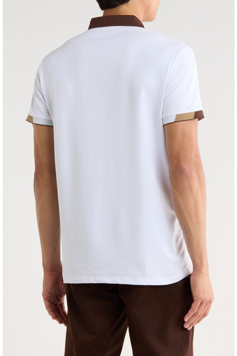Stretch Cotton Polo, Alternate, color, WHITE