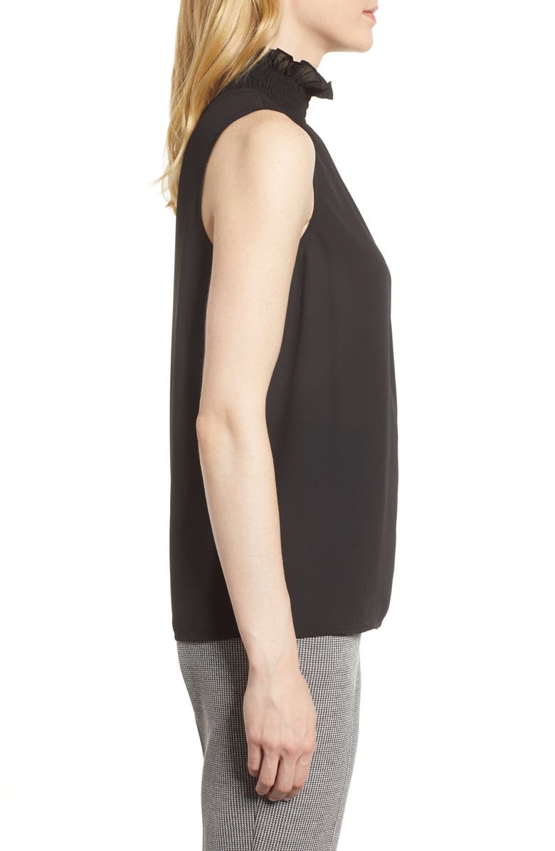 Vince Camuto Ruffle Neck Blouse, Alternate, color,