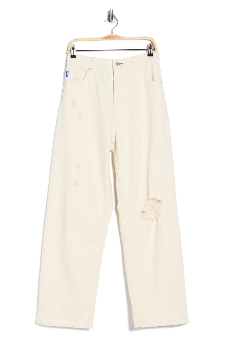 Leni Wide Leg Jeans, Main, color, LIGHT BEIGE