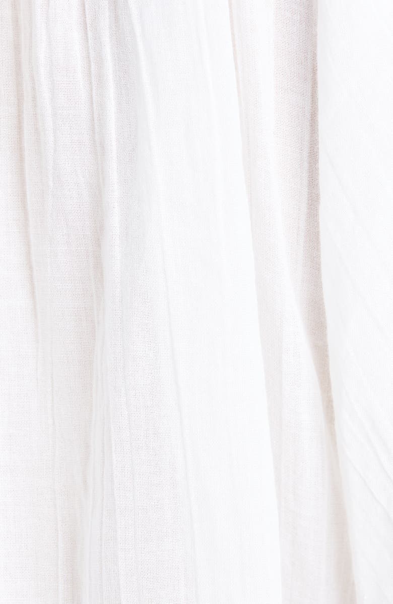 byTiMo Embroidered Peplum Cotton Top, Alternate, color, 