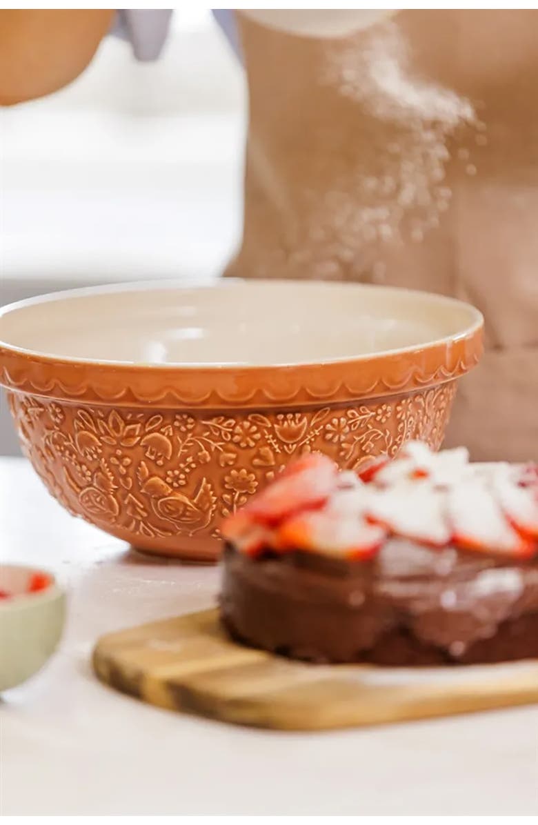 MASON CASH Home to Roost Size 24 Mixing Bowl, 2.15 Quart, Alternate, color, Orange