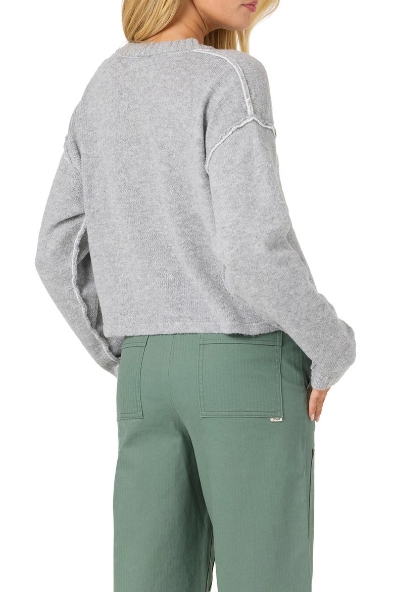 OG Calder Cardigan, Alternate, color, HEATHER ASH
