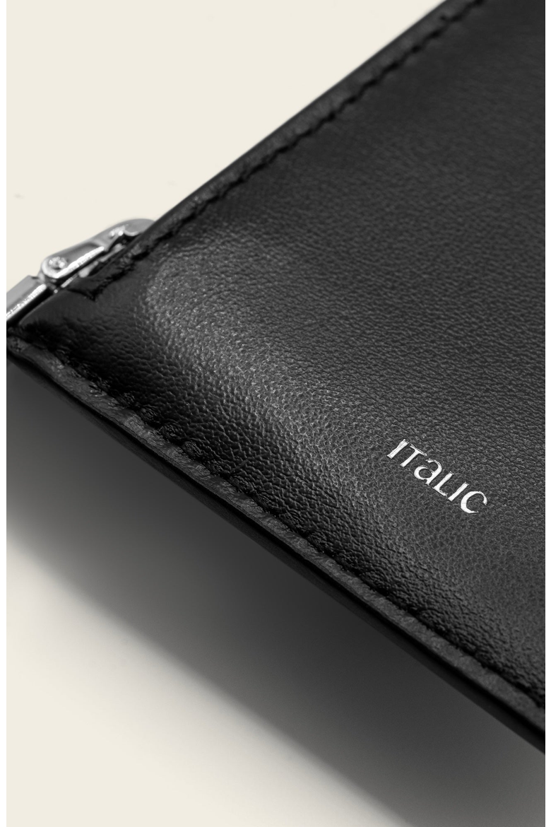 Albee Leather Card Holder, Alternate, color, Black