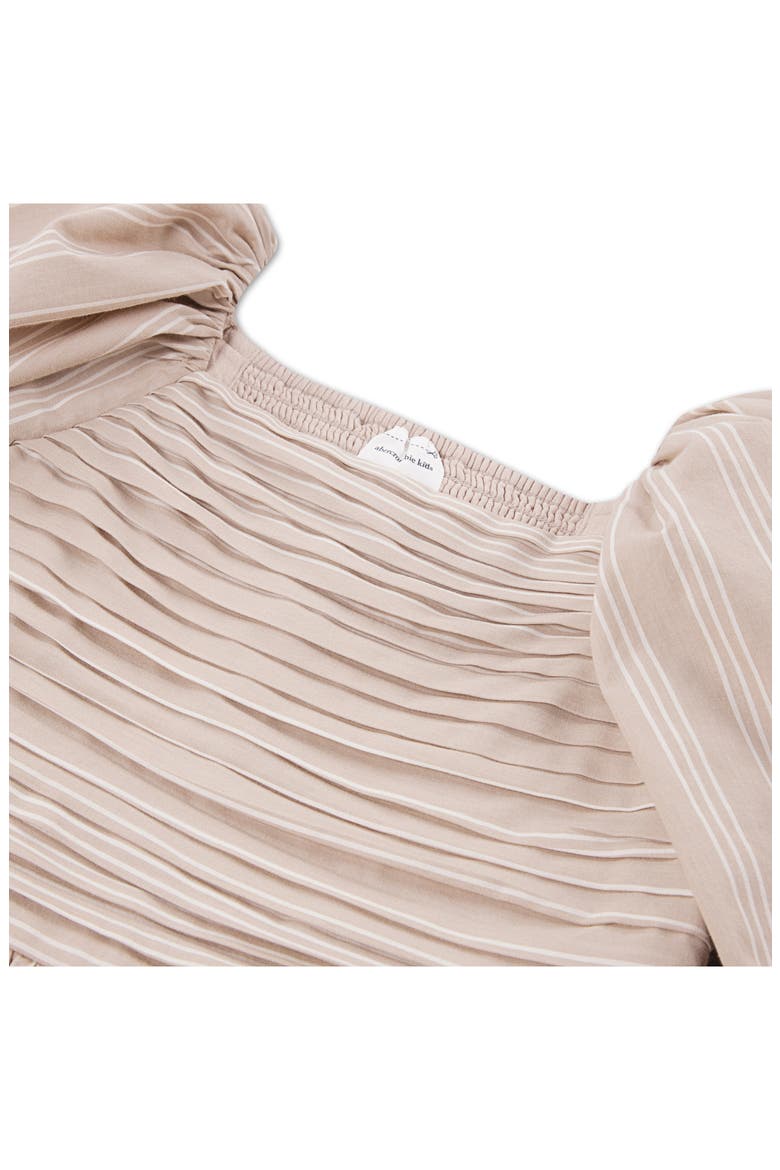 Kids' Emerson Puff Sleeve Sundress, Alternate, color, SIMPLY TAUPE