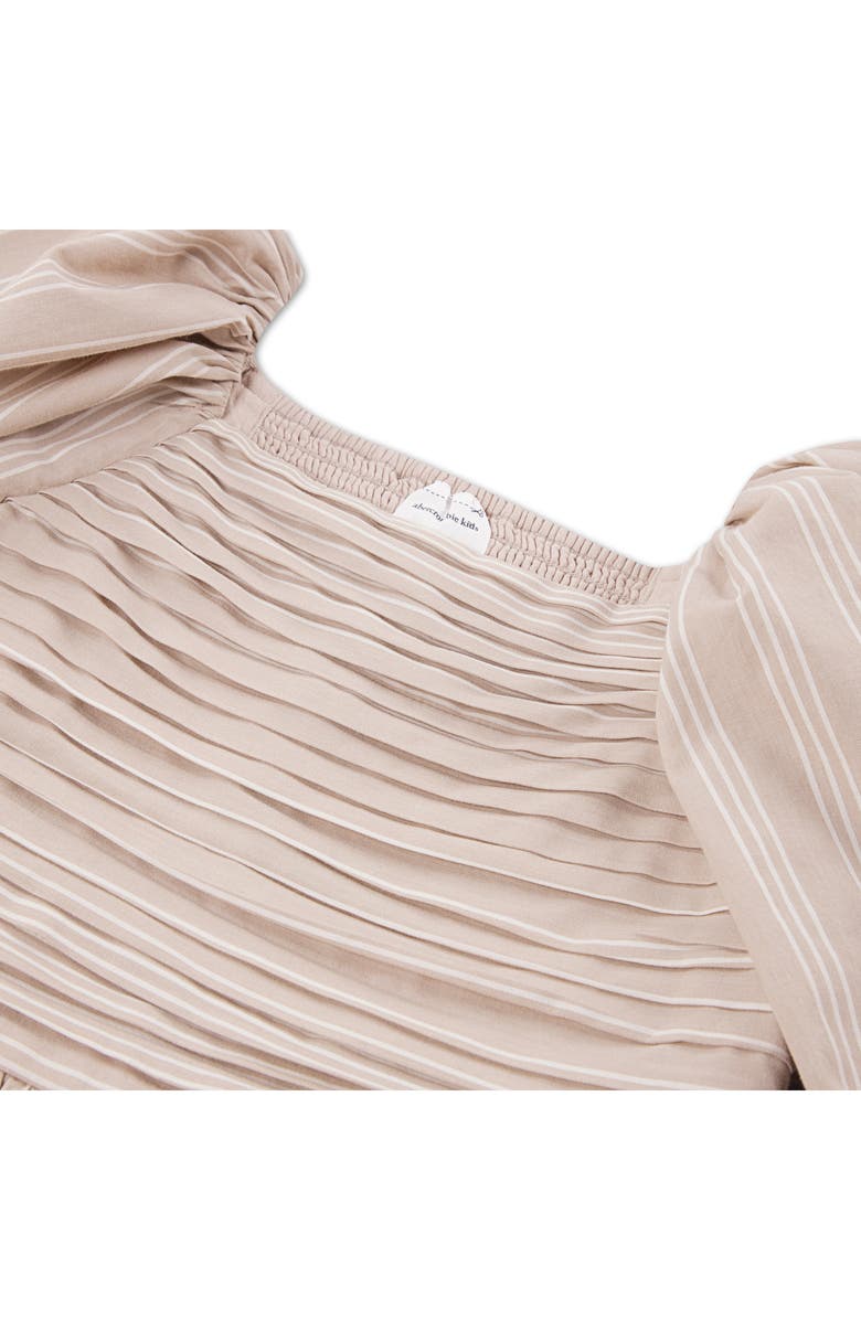 abercrombie kids Kids' Emerson Puff Sleeve Sundress, Alternate, color, Simply Taupe