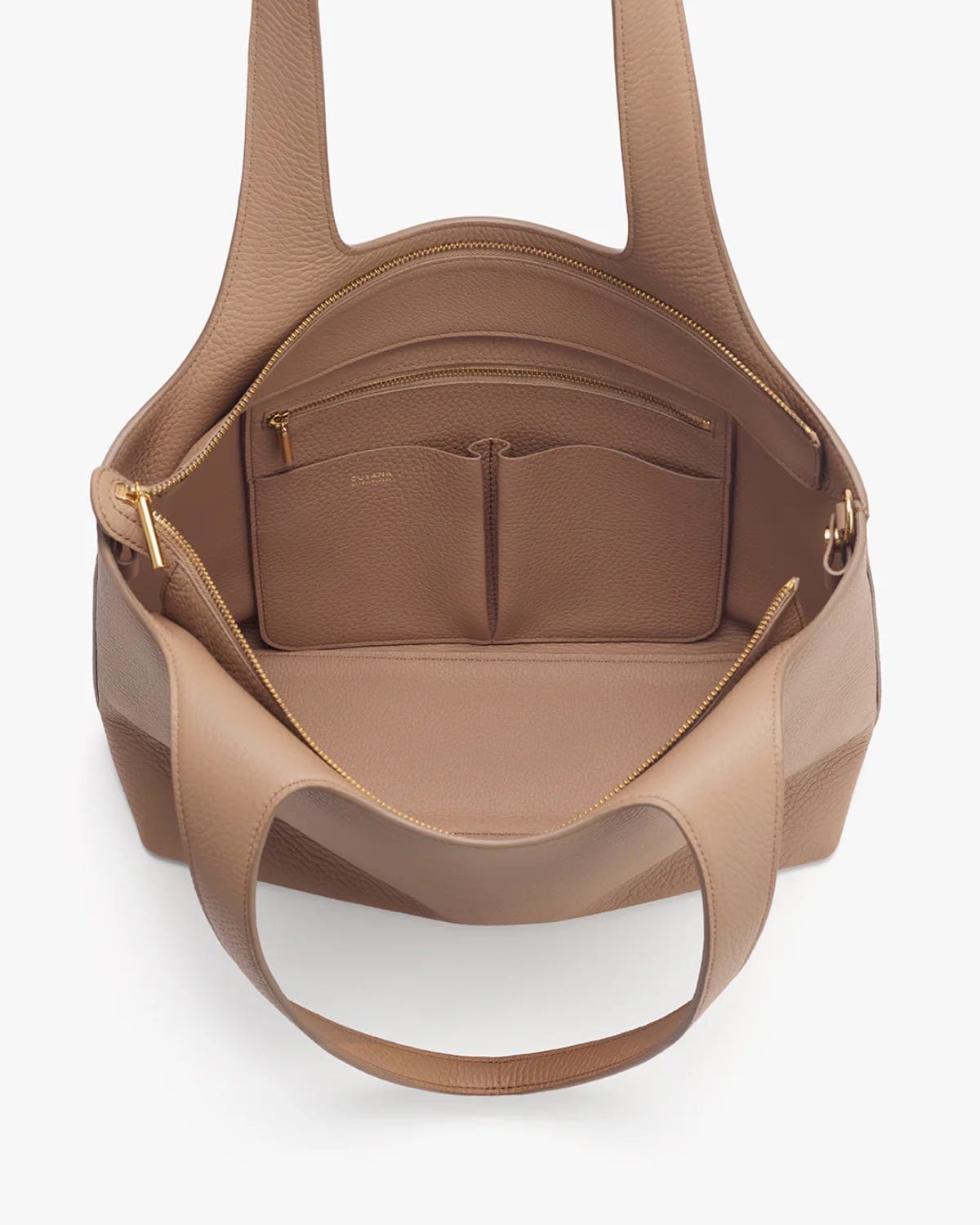 Cuyana System Zipper Tote 13-inch, Alternate, color, Cappuccino