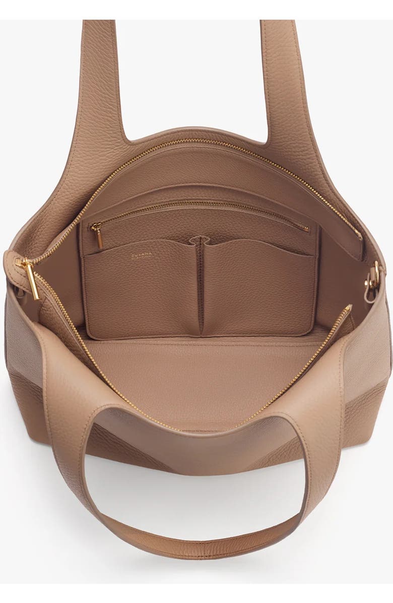 Cuyana System Zipper Tote 13-inch, Alternate, color, Cappuccino