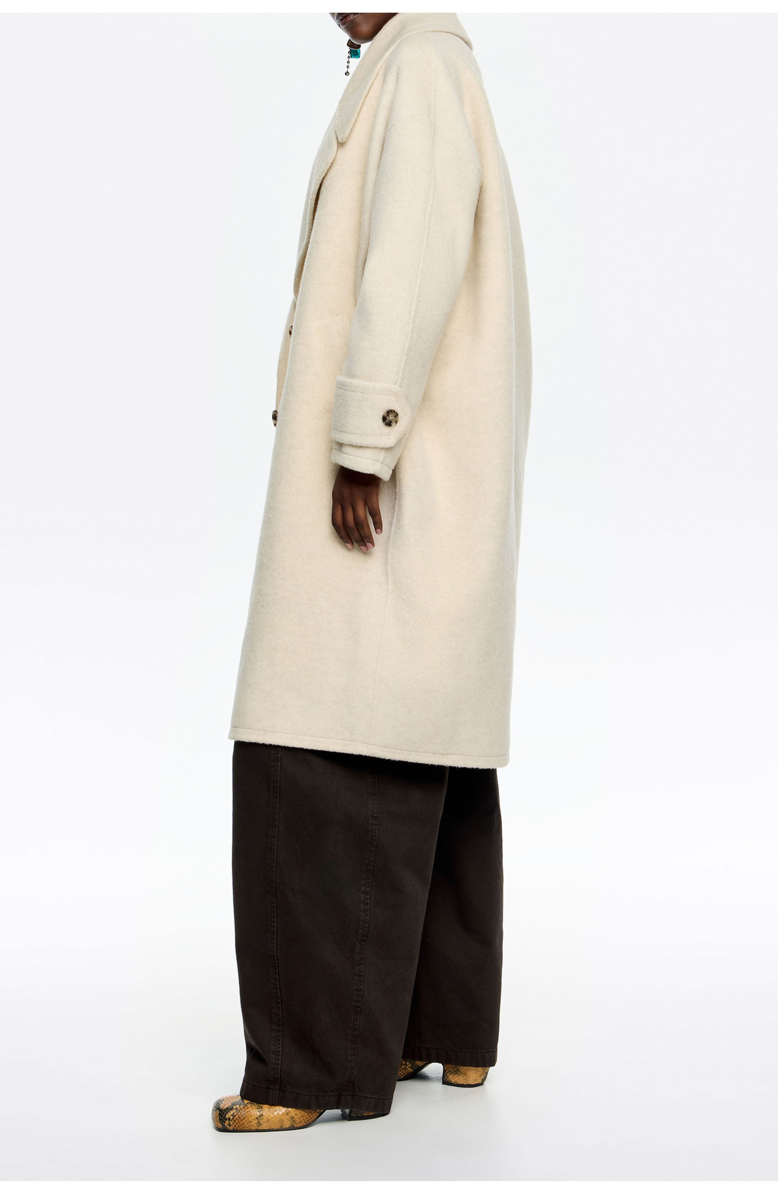 Double-Face Maxi Lapel Coat - image 2