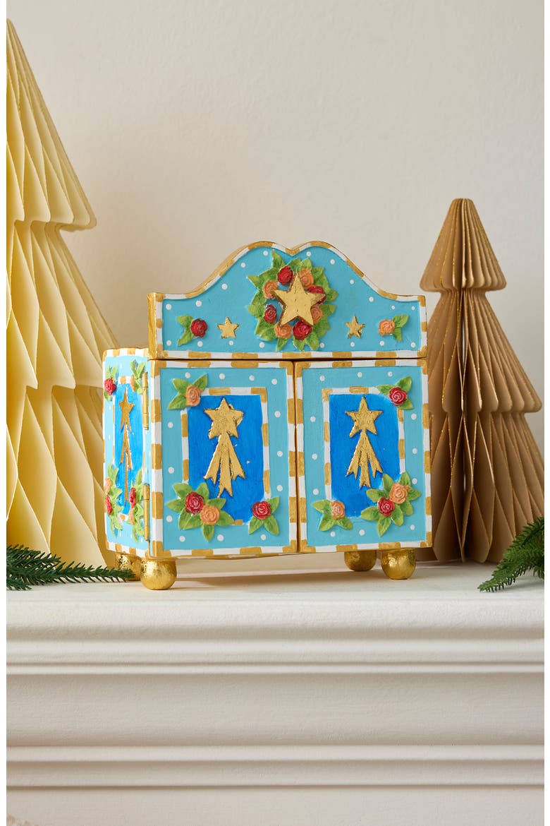 Patience Brewster Mini Nativity Set, Alternate, color, BLUE
