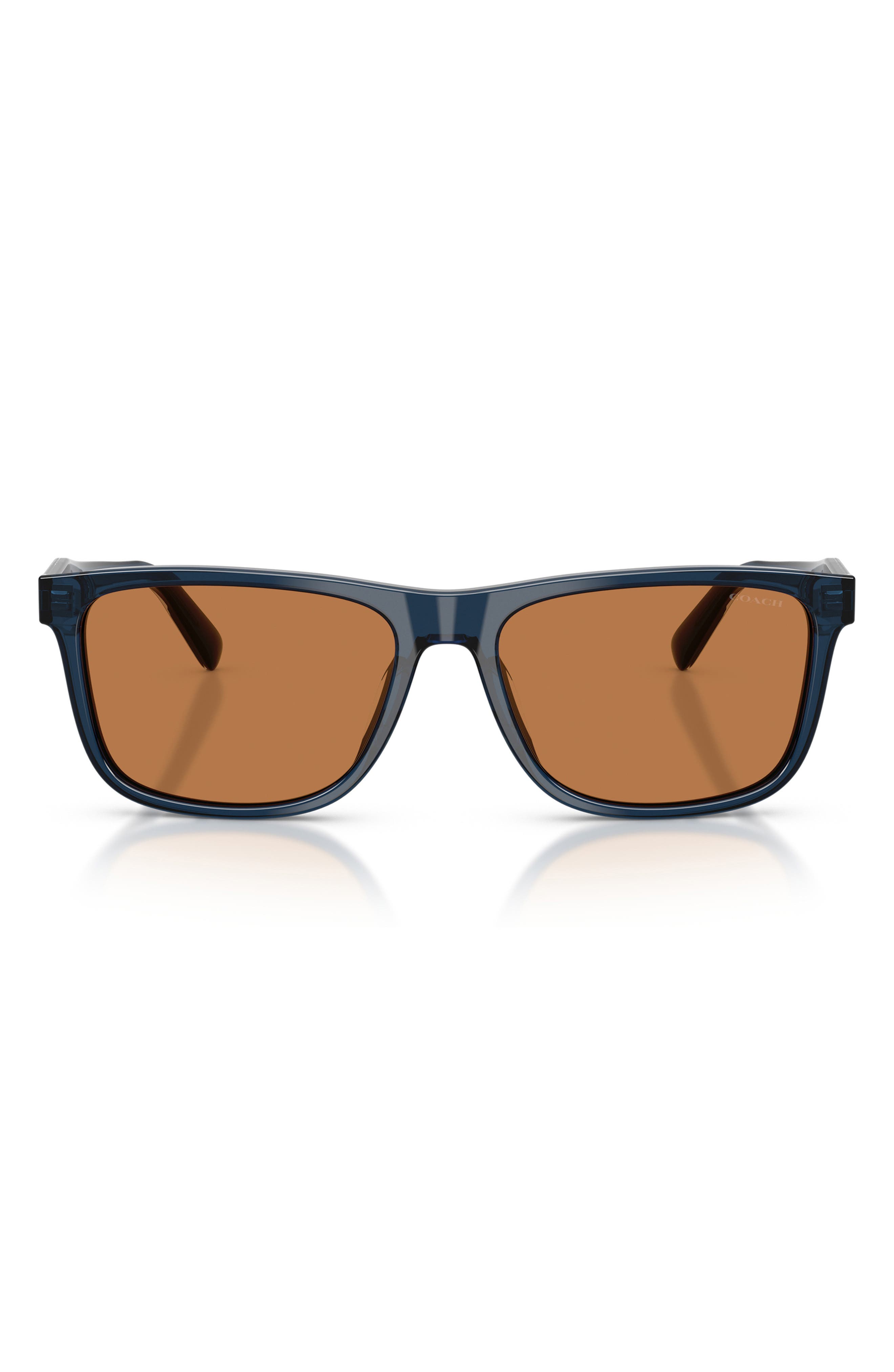 TRANSPARENT DARK BLUE / AMBER