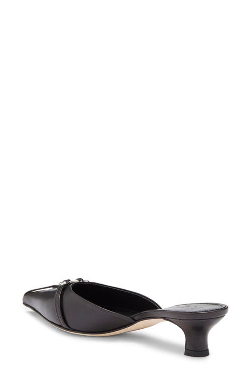 Aeyde Iita Pointed Toe Mule In Black