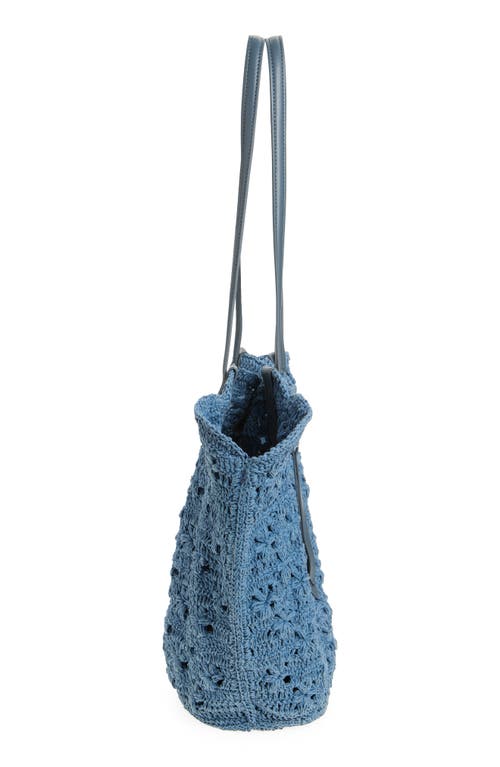 SAM EDELMAN SAM EDELMAN LAYLA FLORAL RAFFIA TOTE BAG