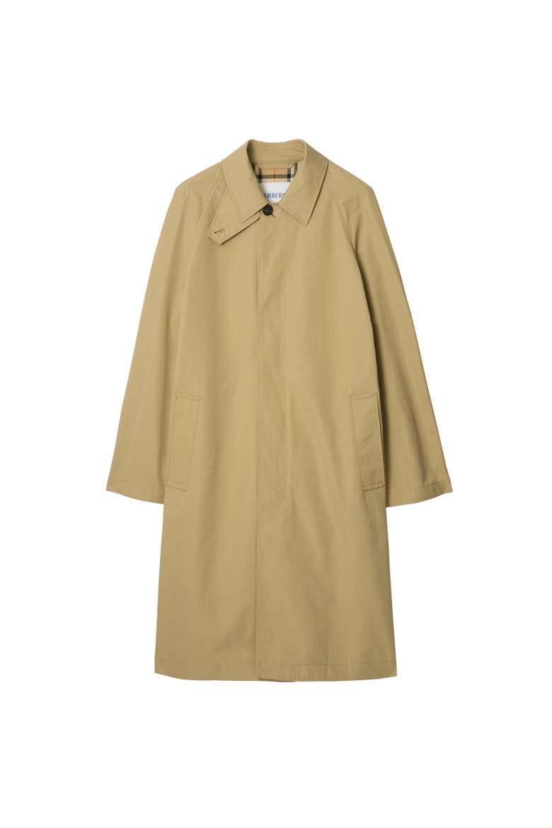 Long Cotton Parkbury Car Coat, Alternate, color, Hamper beige