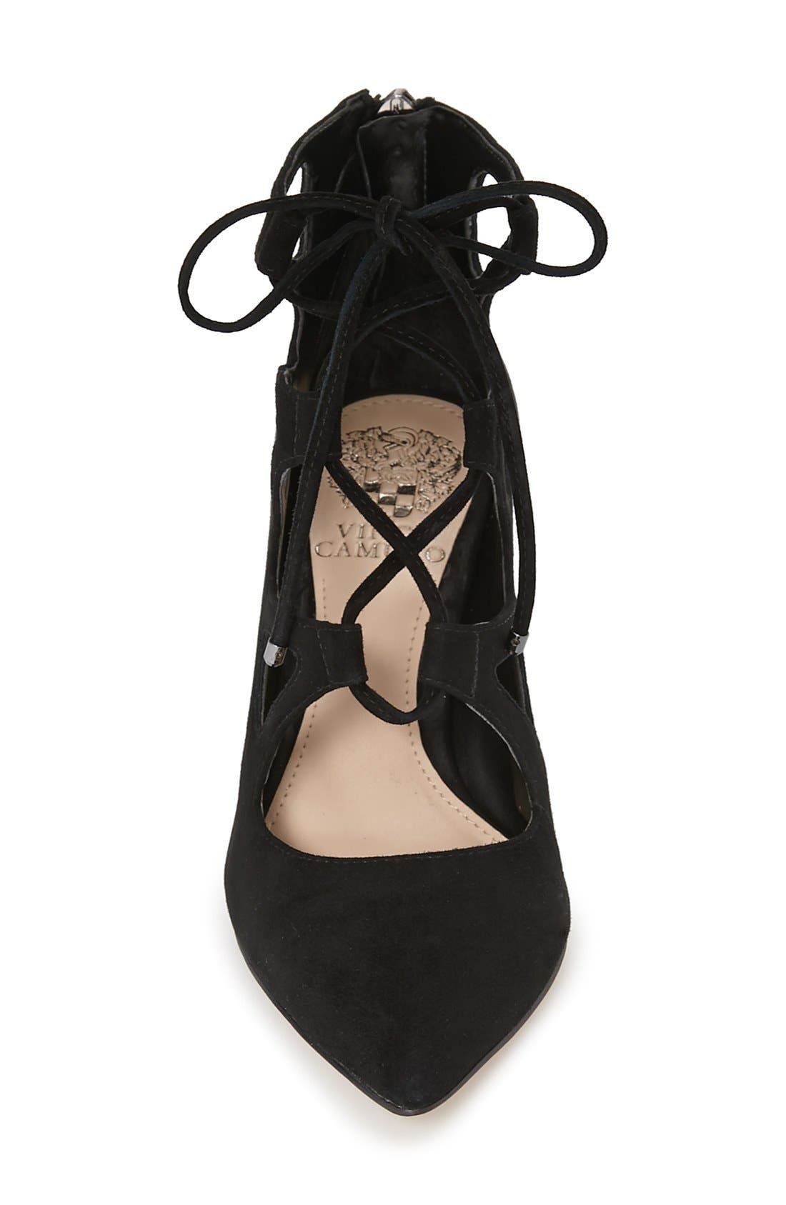 Vince Camuto 'Bodell' Lace Up Pump, Alternate, color, 