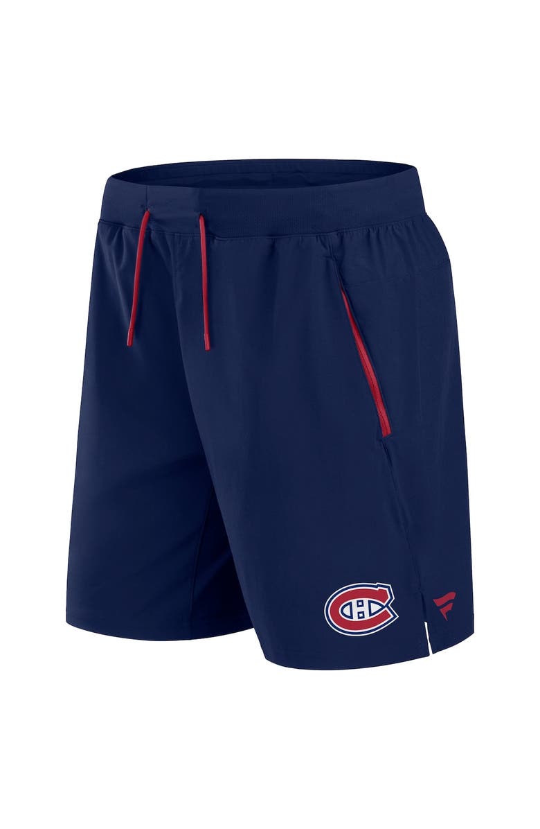 FANATICS Men's Fanatics Navy Montreal Canadiens Authentic Pro Rink Performance Shorts, Alternate, color, Navy