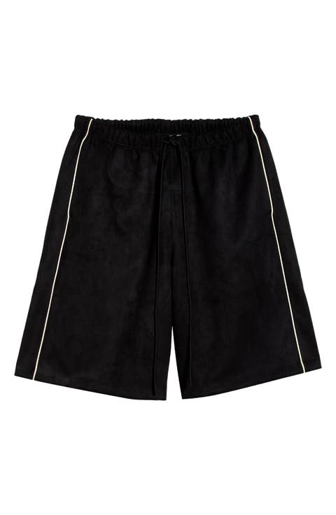 Signature Relaxed Sweat Shorts with Piping