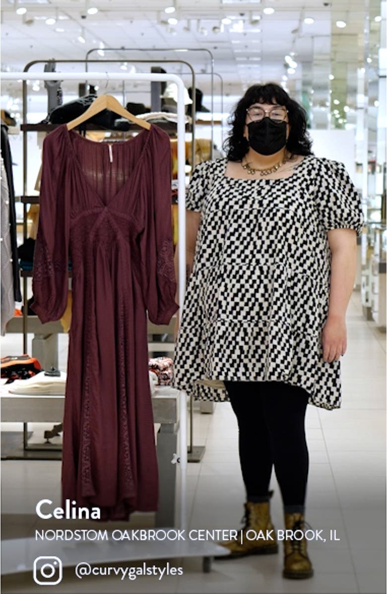 Southwest Lace Long Sleeve Maxi Dress, sales video thumbnail