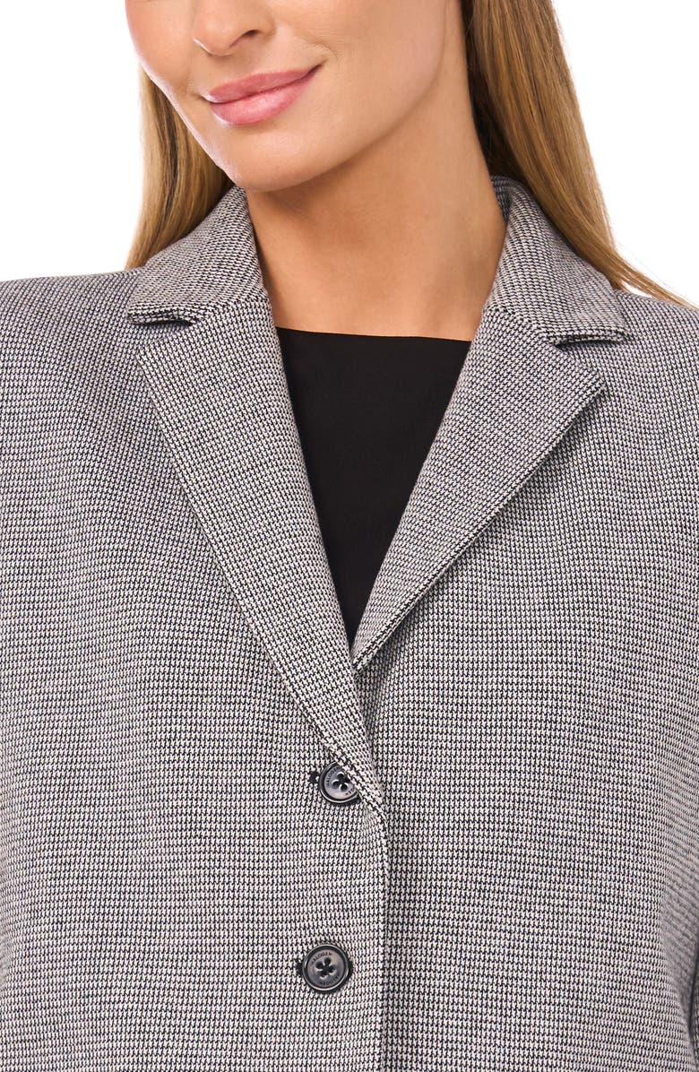 Halogen<sup>®</sup> Houndstooth Crop Blazer, Alternate, color, Rich Black