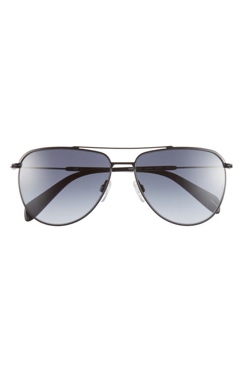 59mm Aviator Sunglasses