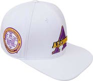 PRO STANDARD Men's Pro Standard White Alcorn State Braves Primary Logo Evergreen Wool Snapback Hat