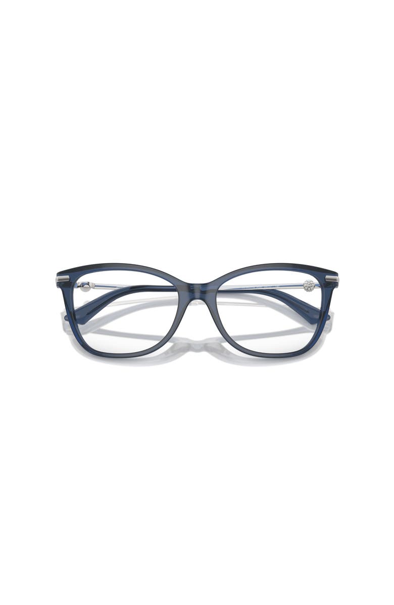 Jimmy Choo 54mm Rectangle optical glasses, Alternate, color, Blue
