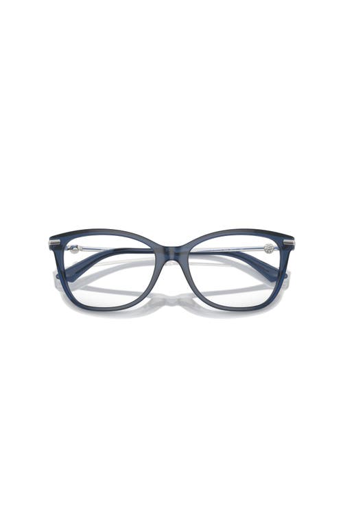 Jimmy Choo 54mm Rectangle Optical Glasses In Blue
