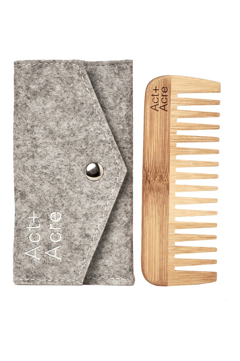 Act + Acre Bamboo Comb, Alternate, color, NO COLOR