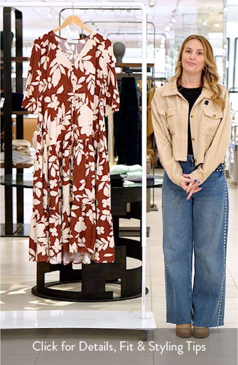 Kelda Floral Maxi Dress, sales video thumbnail