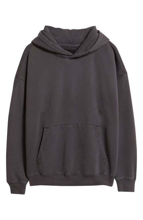Afrm Blake Cotton Hoodie In Gray