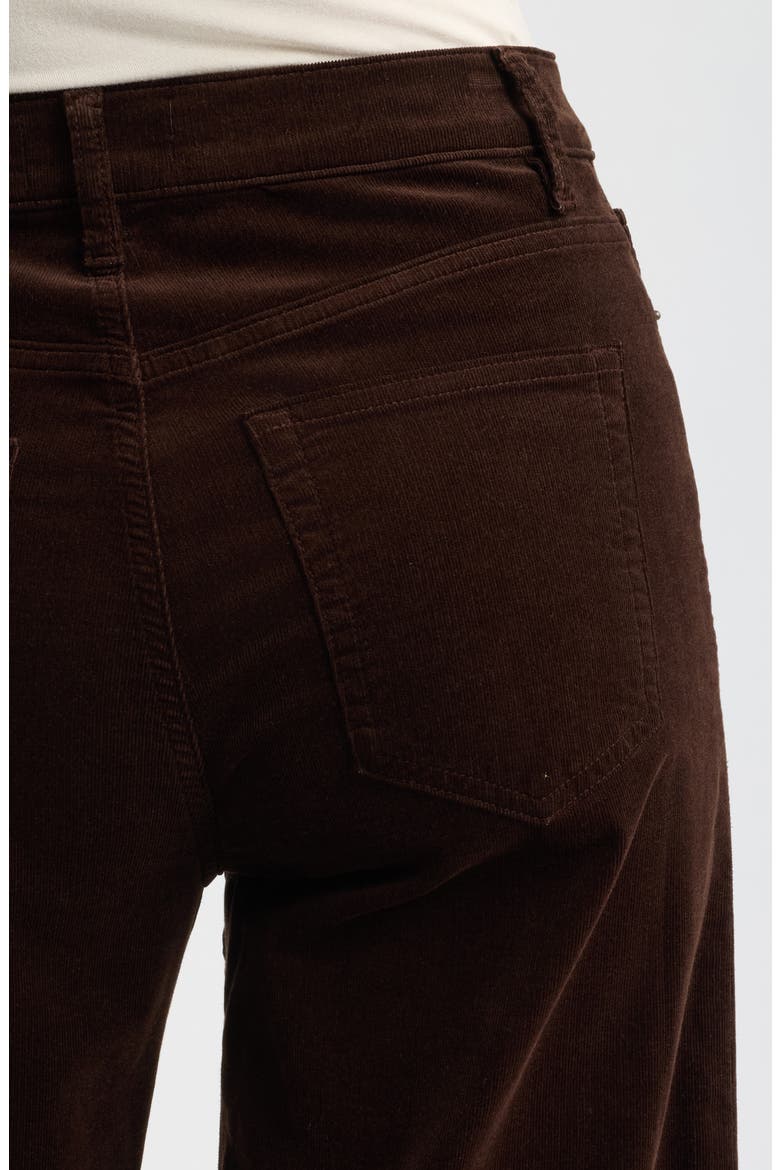 The Swing High Waist Wide Leg Corduroy Pants, Alternate, color, ESPRESSO