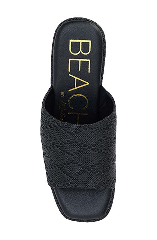 Beach By Matisse Como Platform Sandal In Ebony