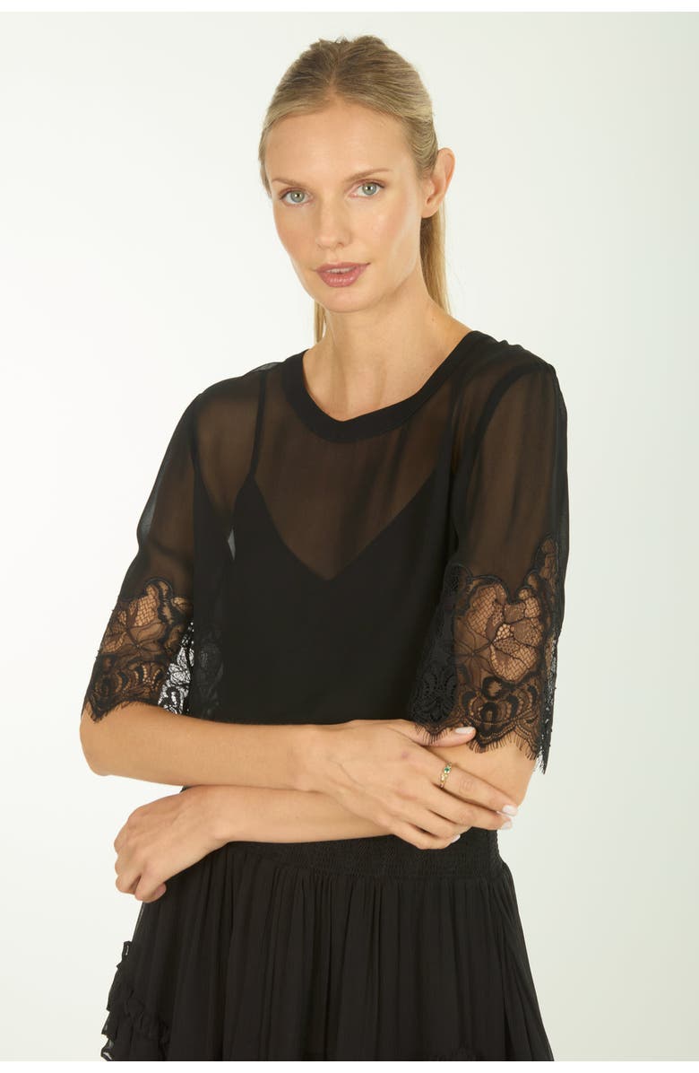 SECRET MISSION Nilou Skirt, Alternate, color, Black