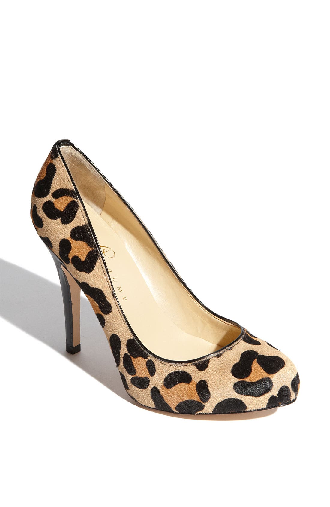 'Pinkish' Platform Pump, Main, color, PONY LEOPARD