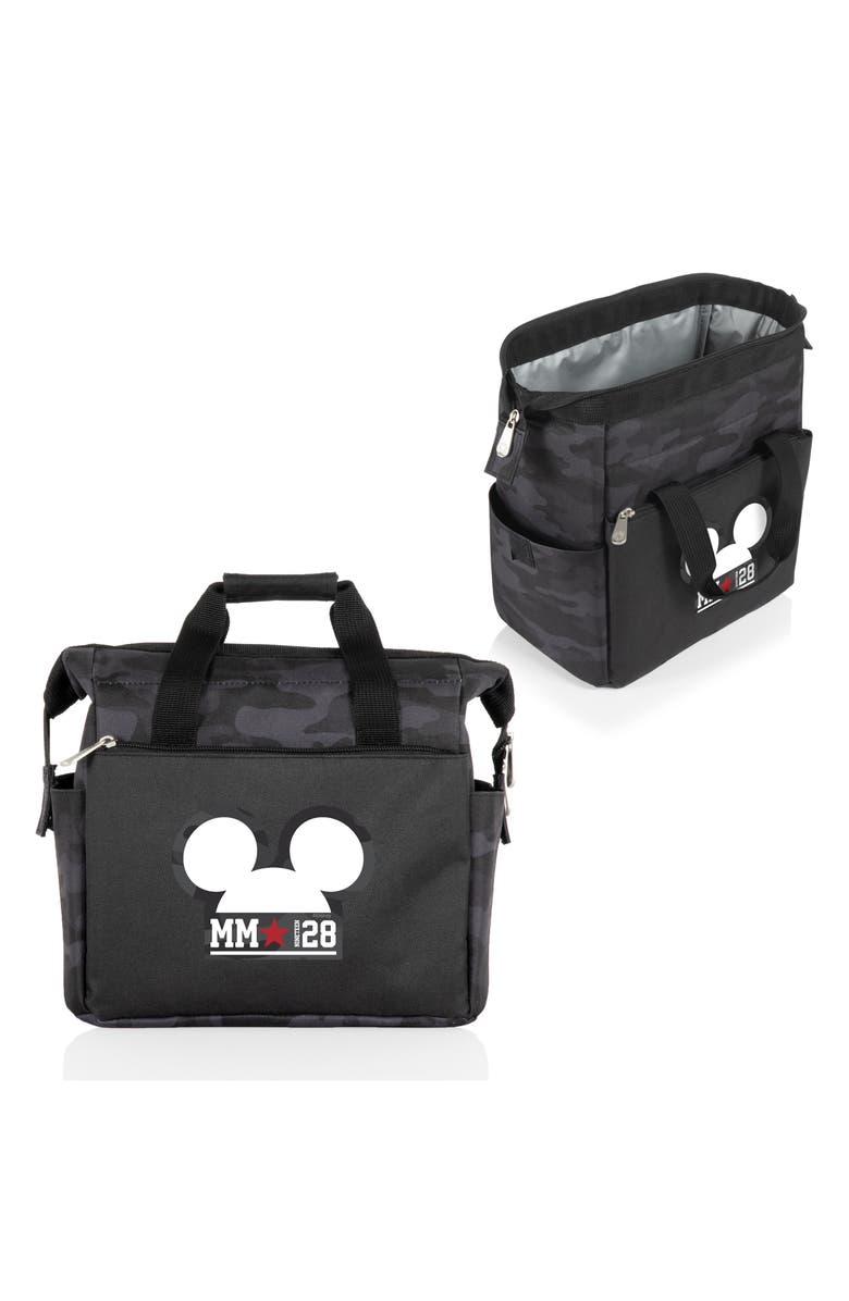 Picnic Time x Disney<sup>®</sup> Mickey Mouse On the Go Cooler Tote Bag, Alternate, color, Black
