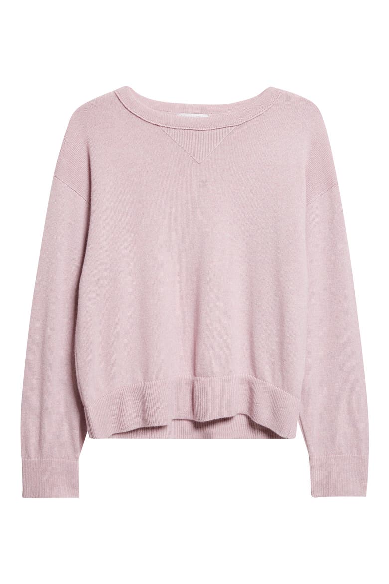 Stella Cashmere Sweater, Alternate, color, LUNAN PINK
