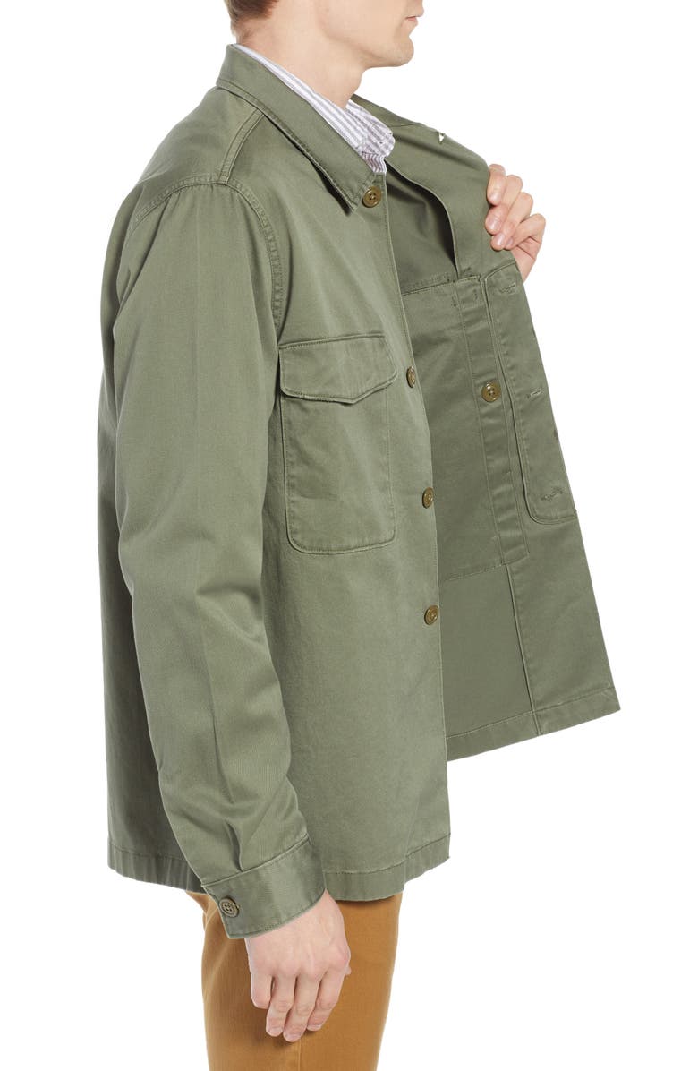J.Crew Regular Fit Military Shirt Jacket, Alternate, color,