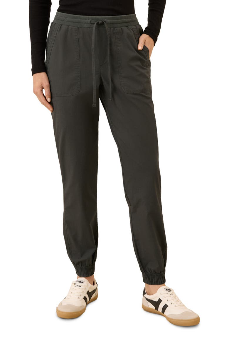 Organic Cotton Monterey Poplin Jogger, Alternate, color, Oak