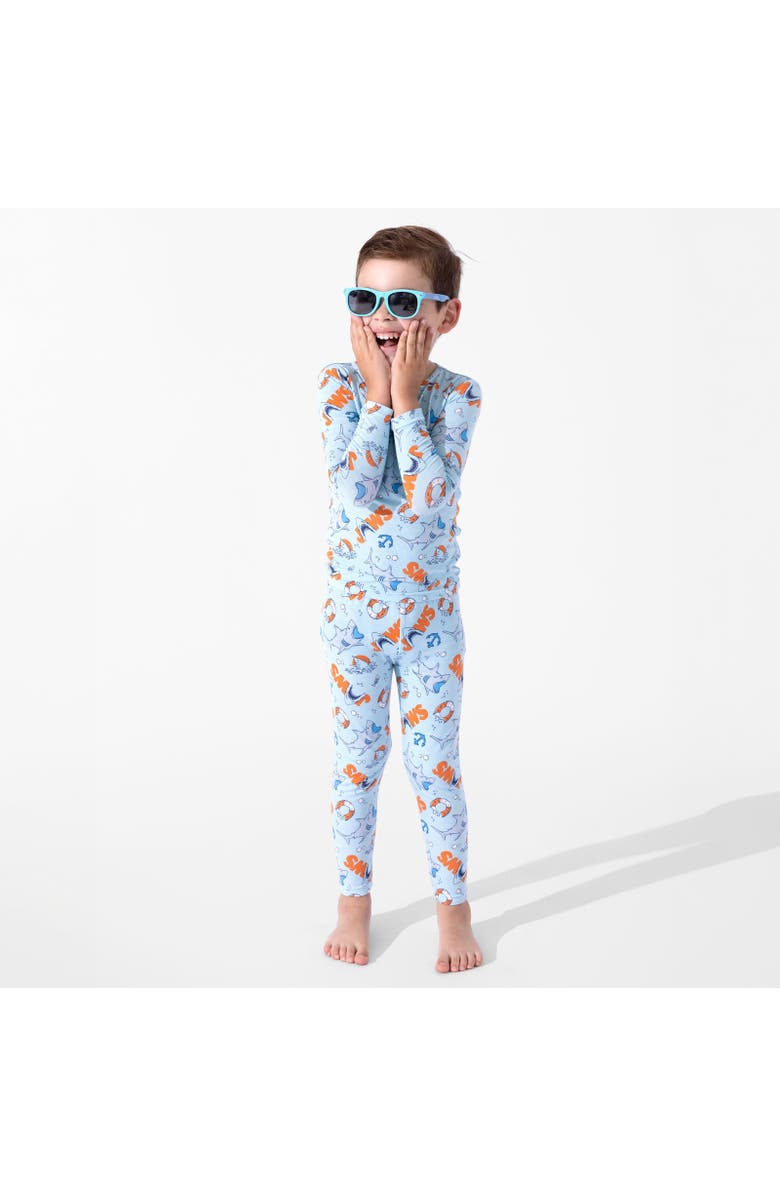 Bellabu Bear Kids' JAWS Set of 2 Piece Pajamas, Alternate, color, Jaws