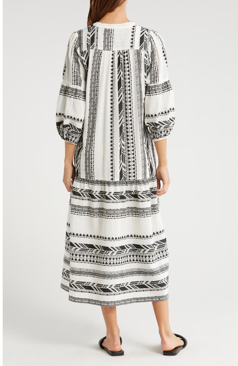 Elan Embroidered Cotton Blend Cover-Up Dress, Alternate, color, 