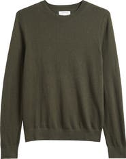 Nordstrom Crewneck Cotton & Cashmere Sweater