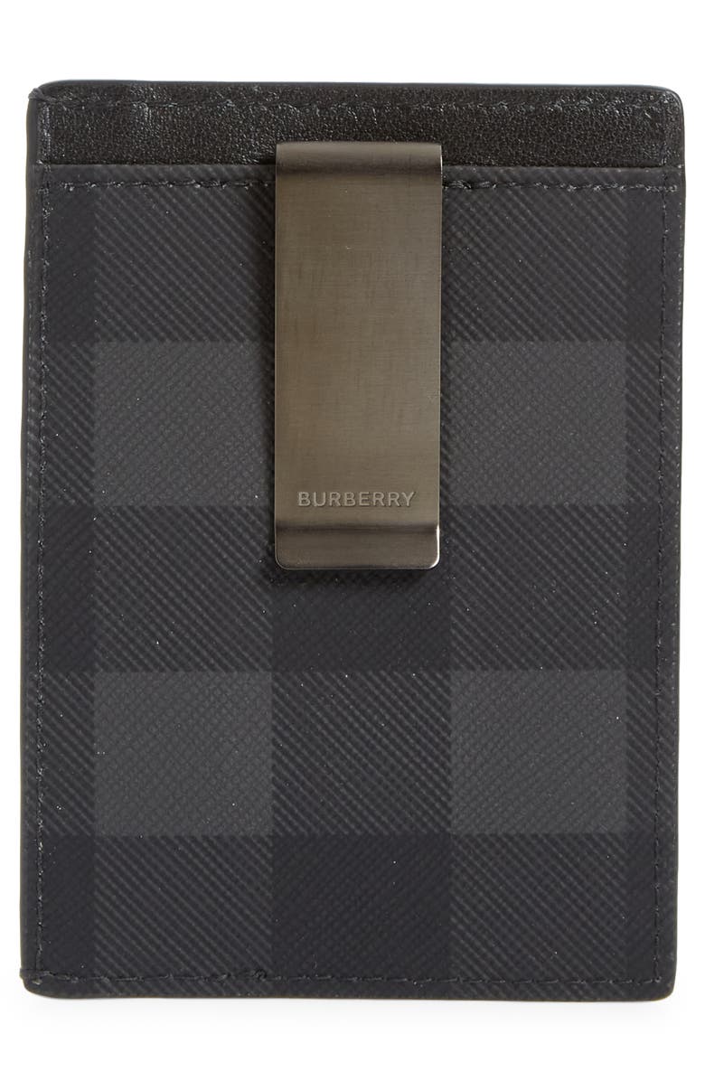Burberry Chase Money Clip Card Case, Alternate, color,