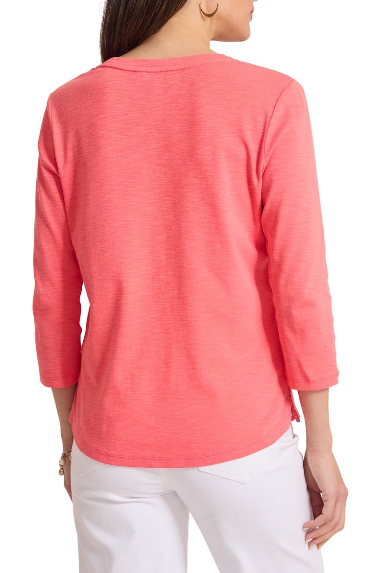 Ashby Isles Scoop Neck Cotton T-Shirt, Alternate, color, MELON BERRY