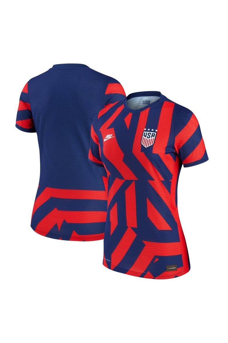 Women's Nike Blue USWNT 2021/22 Away Vapor Match Authentic Jersey, Main, color, Blue