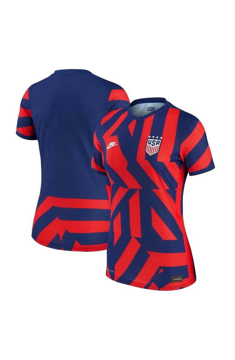 Nike Women's Nike Blue USWNT 2021/22 Away Vapor Match Authentic Jersey, Main, color, 
