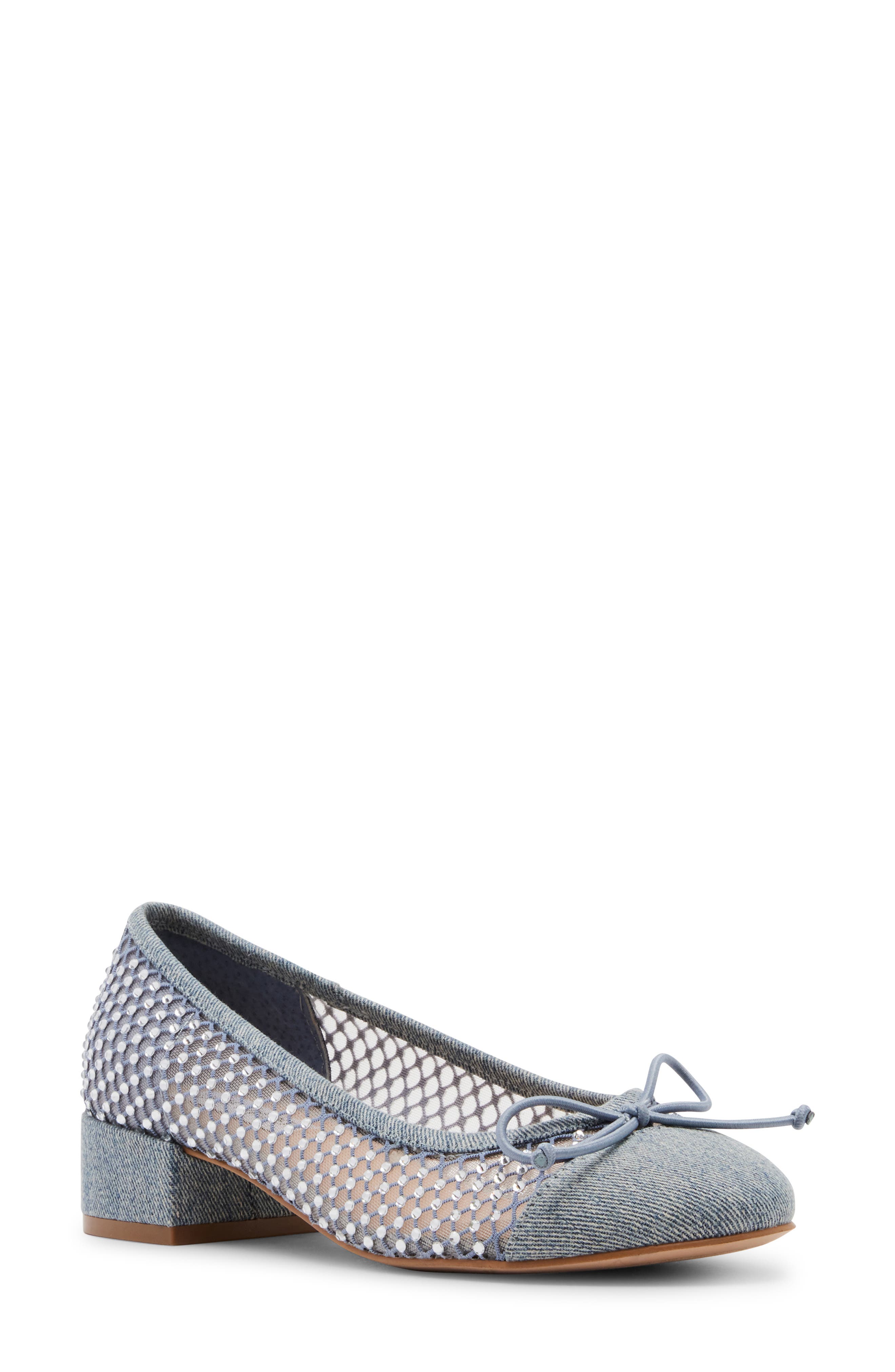 Cherish Pump, Main, color, DENIM RHINESTONE