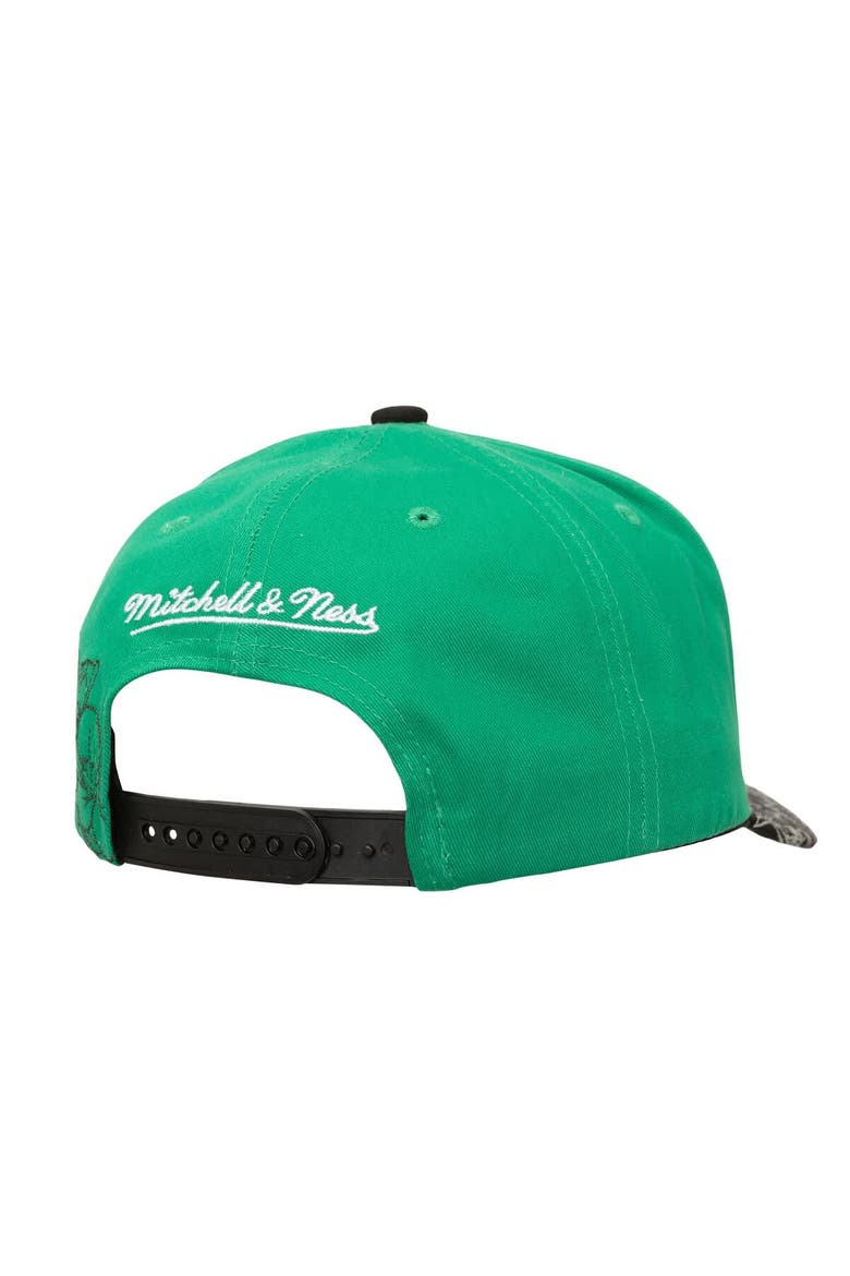Men's Mitchell & Ness  Kelly Green/Black Boston Celtics May Flowers Adjustable Hat, Alternate, color, Kelly Green